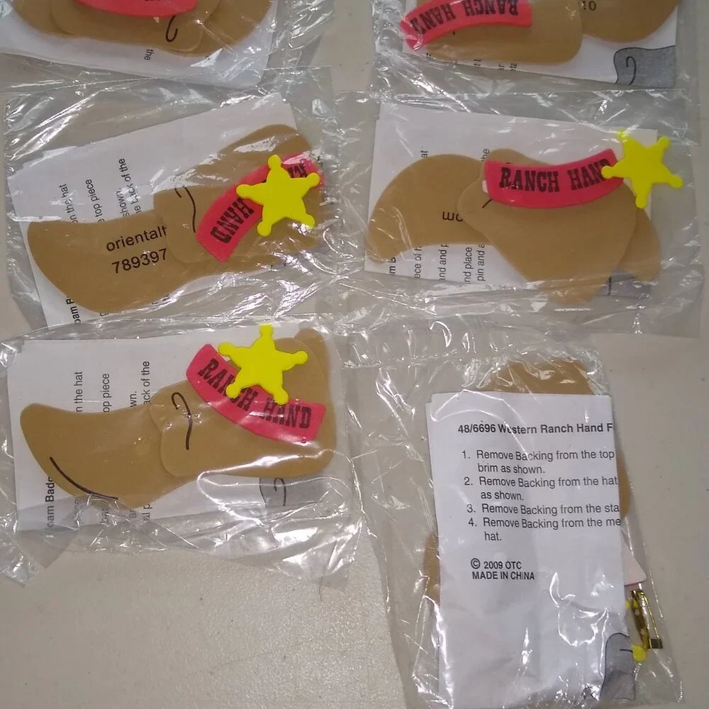 DIY Craft Kit: Rodeo theme Bookmark, Key-chain, Badge New